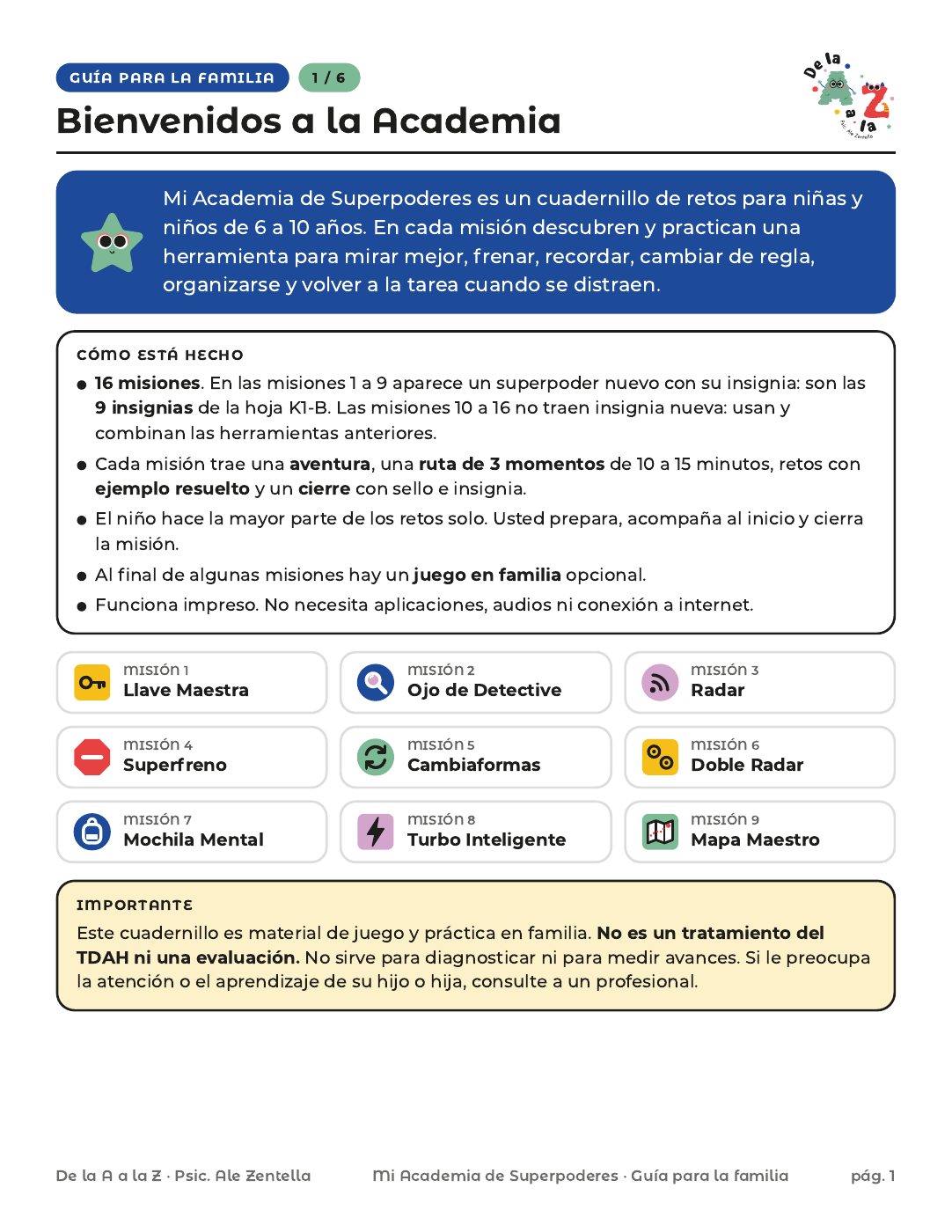 Guía real para la familia